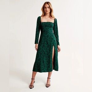 New Abercrombie Midi Maxi Dress Sz Medium Tall $120 msrp